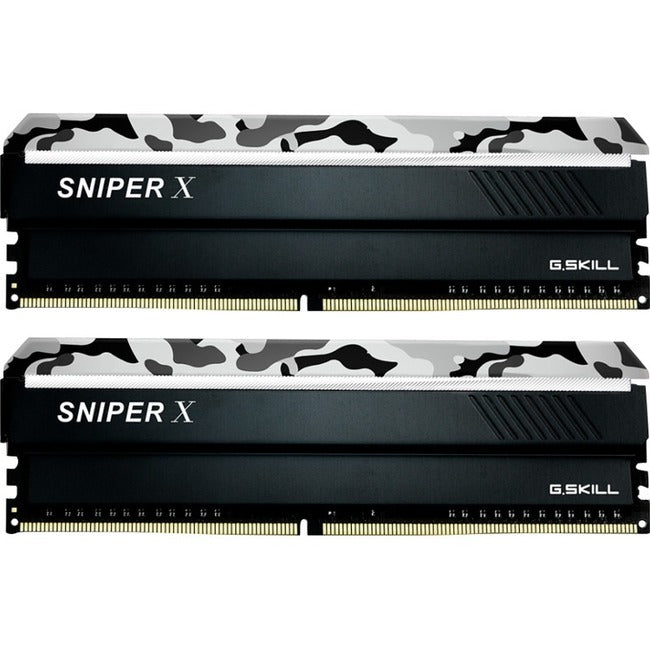G.SKILL Sniper X RAM Module - 32 GB (2 x 16GB) - DDR4-2400/PC4-19200 DDR4 SDRAM - 2400 MHz - CL17 - 1.20 V G.SKILL Sniper X RAM Module - 32 GB (2 x 16GB) - DDR4-2400/PC4-19200 DDR4 SDRAM - 2400 MHz - CL17 - 1.20 V